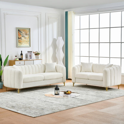 Oversized Sofa, Deep Tufted Couch