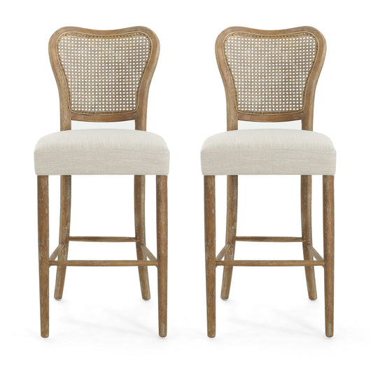 Barstool (Set of 2) - Dark Brown