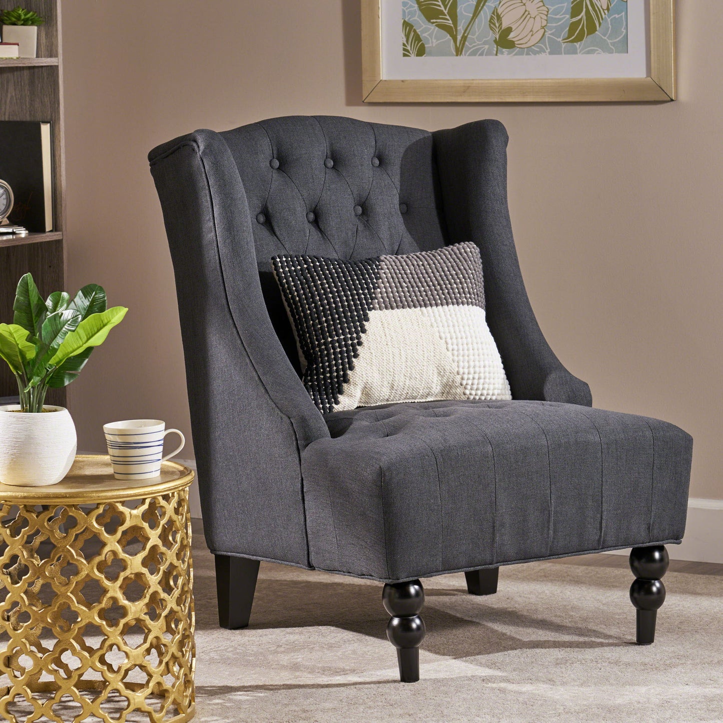 Toddman - Hi - Back Club Chair With Elegant Design