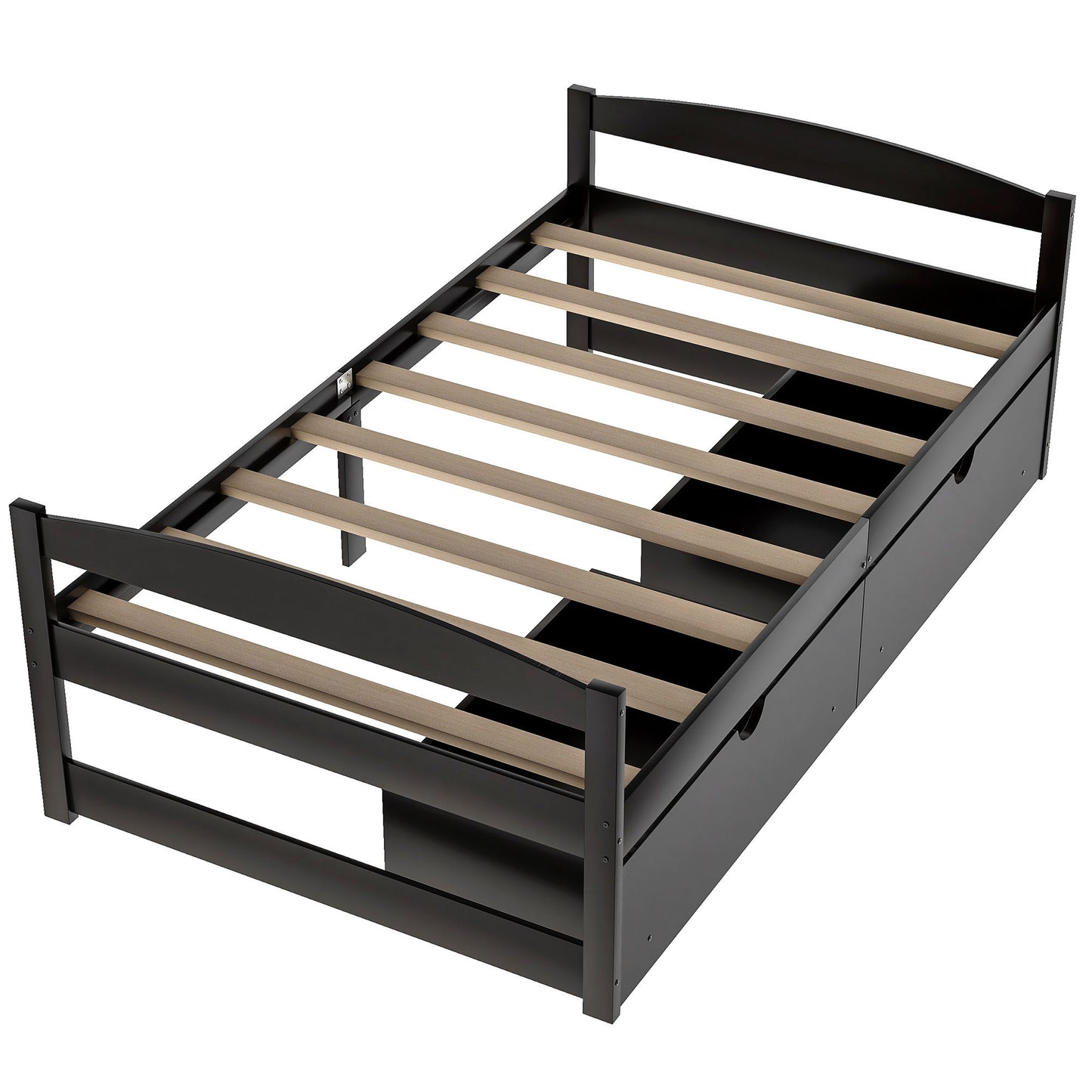 Platform Bed With 2 Drawers