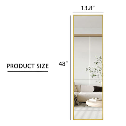 4th Generation Wall Mounted Full Body Mirror For Bathroom Bedroom Decorative Use - Transparent