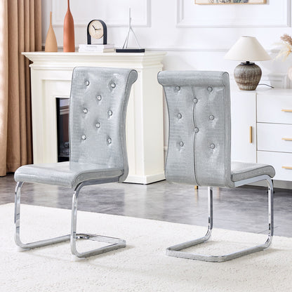 Elegant Design Upholstered Dining Chairs