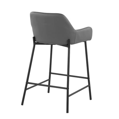 Daniella - Contemporary Fixed Height Counter Stool (Set of 2)
