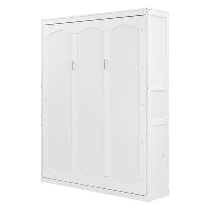 Murphy Wall Bed With Shelves, Space Saving