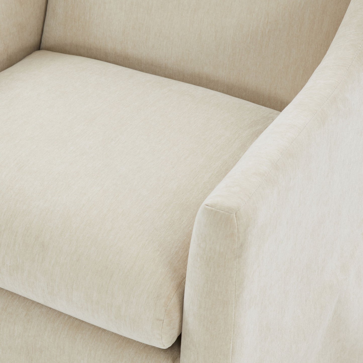 Luisa - Skirted Swivel Accent Chair