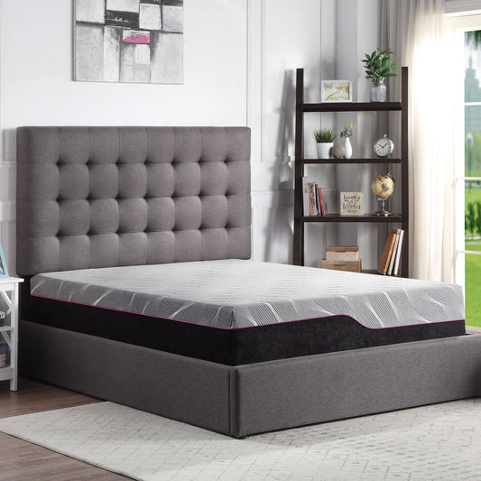 Renew - 11" Cooling Fast Responding Latex Foam Mattress - Gray