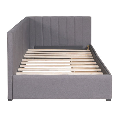 Upholstered Daybed, Sofa Bed Frame, No Box Spring Needed