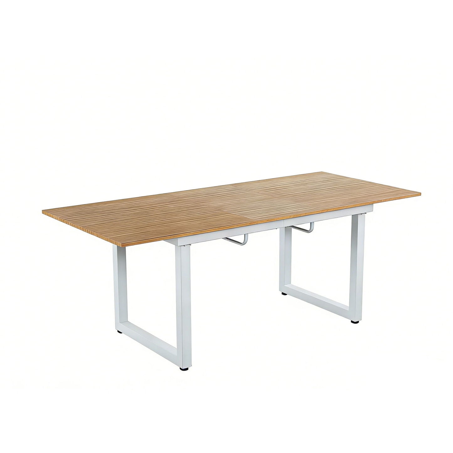 Square Extendable Dining Table With Metal Legs