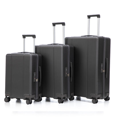 20" / 24" / 28" 3 Pieces / Set Spinner Wheel Luggage, Carry On Suitcase, Matching Color, TSA Combination Lock