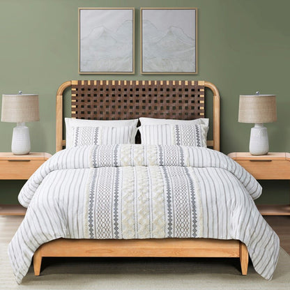 Queen Bed With Caramel Maple Wood - Natural