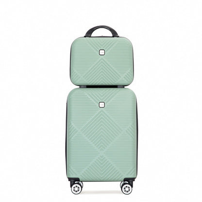 2 Piece Luggage Sets Lightweight Suitcase, Spinner Wheels