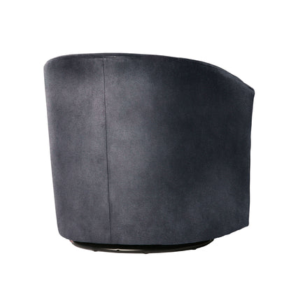 Eden - Swivel Chair With Microfiber Upholstery And Hardwood Frame
