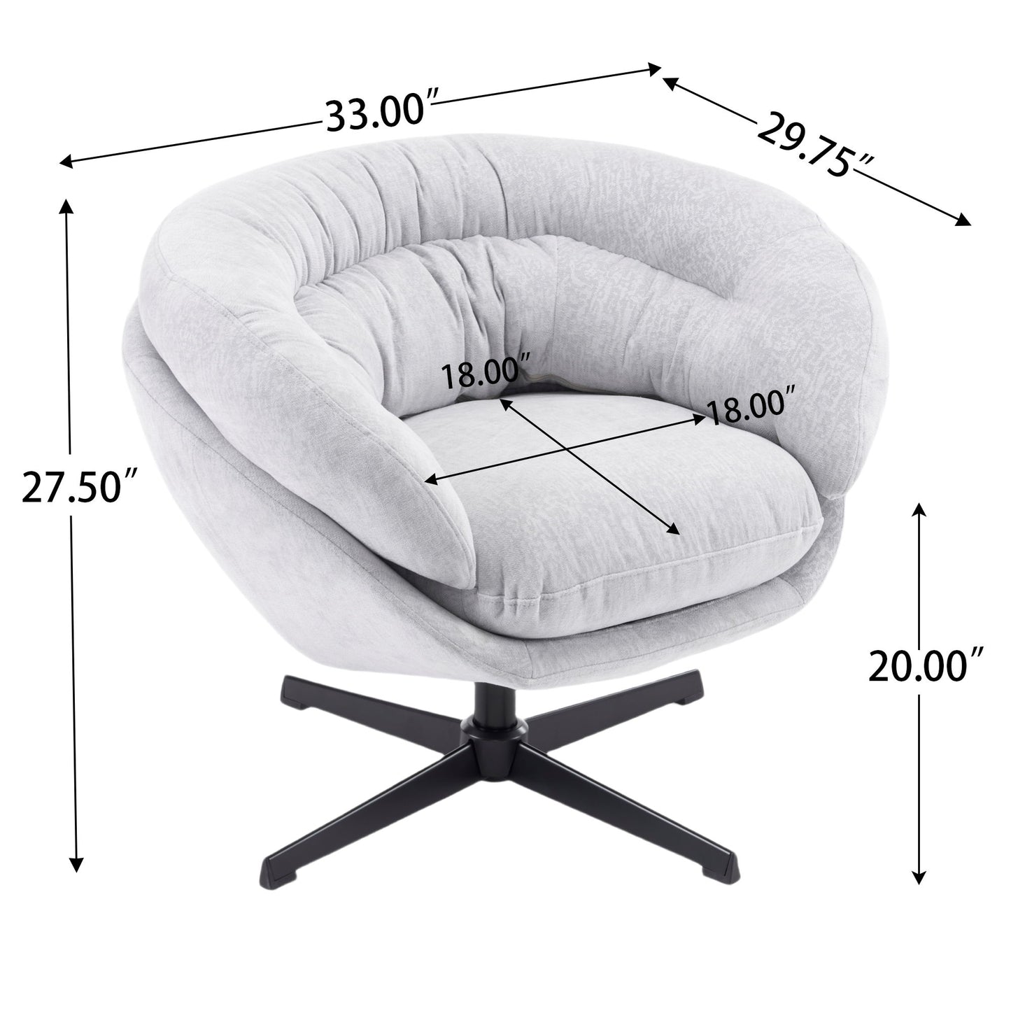 Modern Office Chair With 360 Degree Swivel