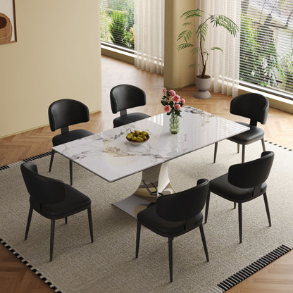 Modern Rectangular Dining Table With Chairs