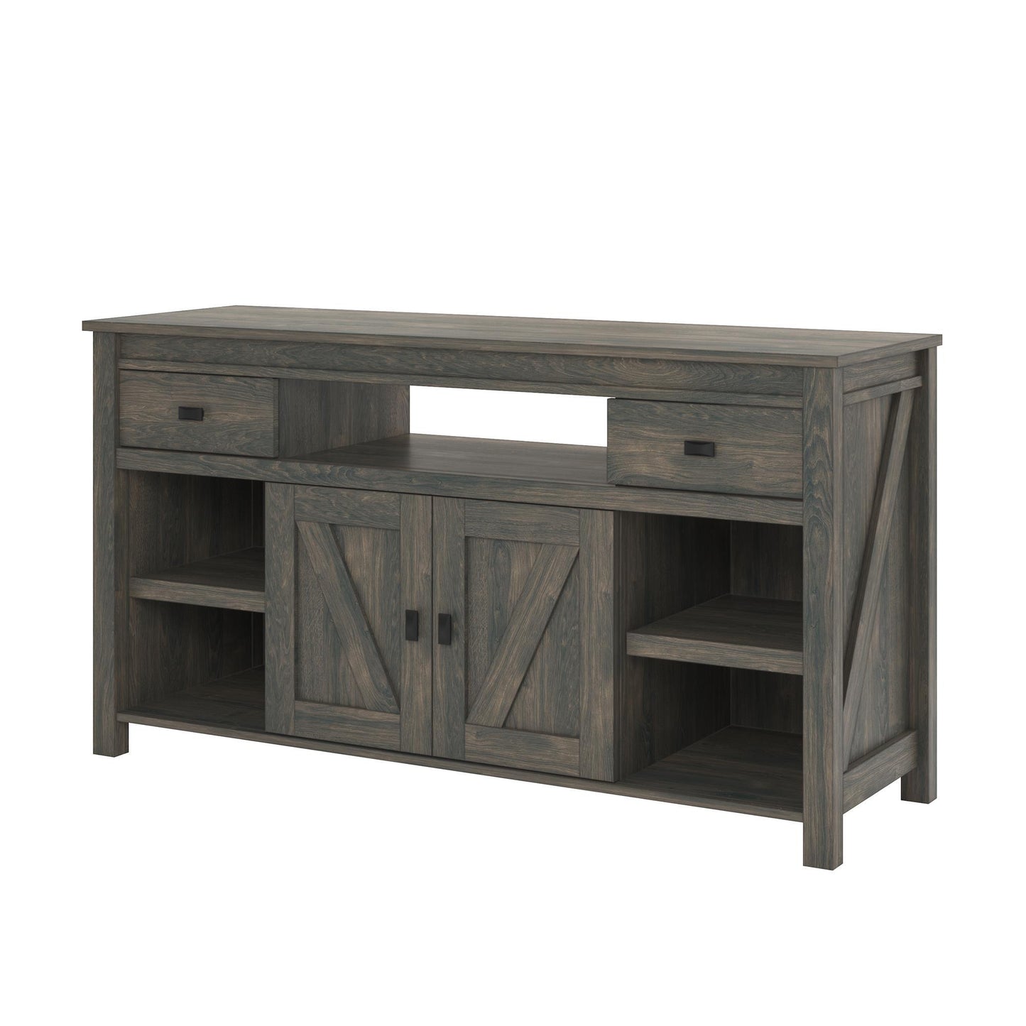 Farmington - TV Stand For TVs Up To 60" - Oak
