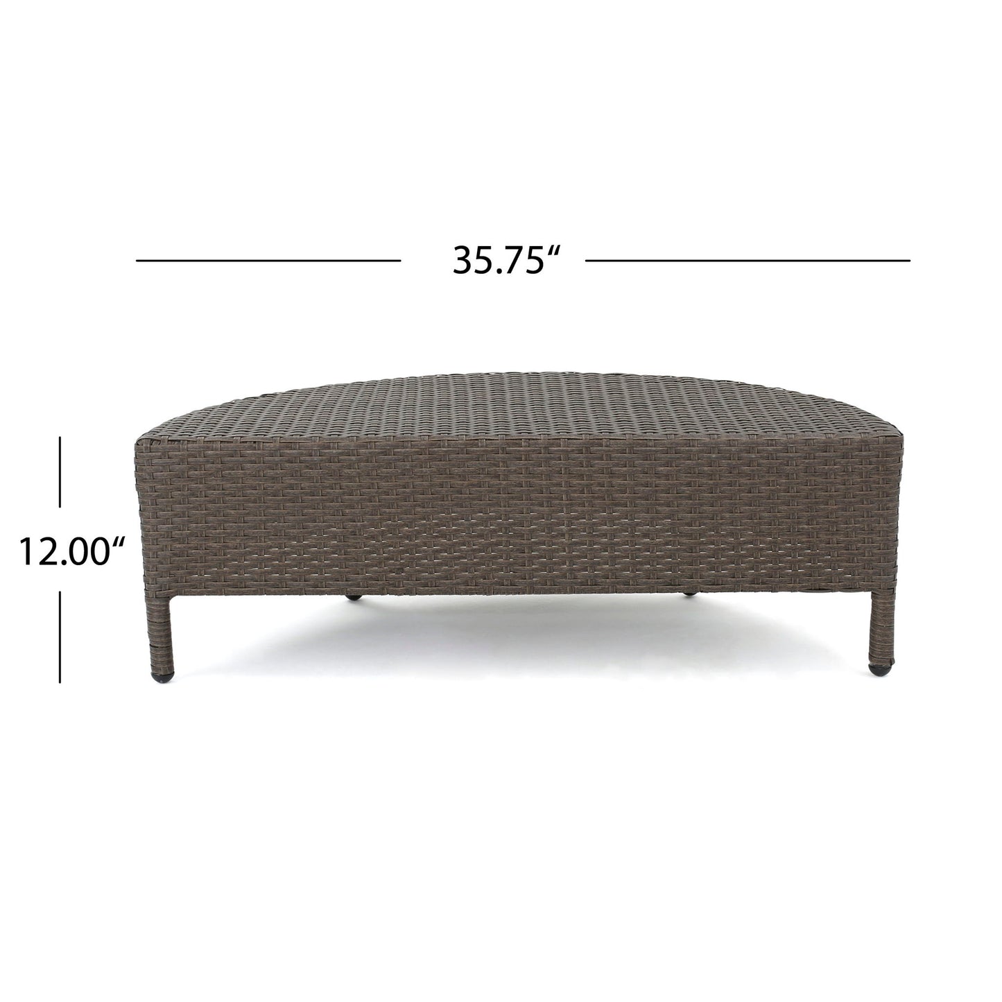Pt Limon - Outdoor Coffee Table Half Round Design