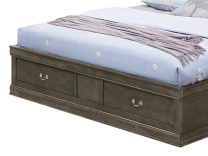 Louis Phillipe - Bookcase Storage Bed