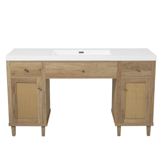 Bathroom Vanity With Sink, Spacious Storage Cabinet