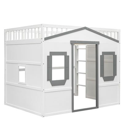 Elegant House Loft Bed With Ladder