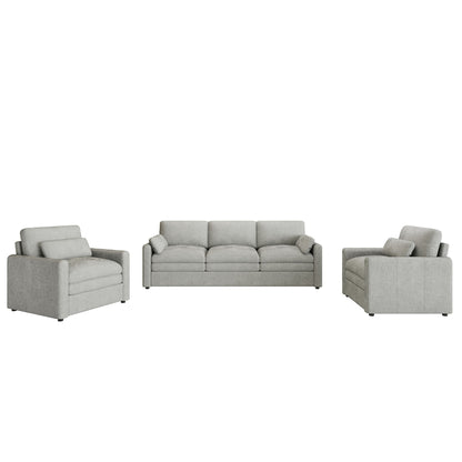 Cloud Sofa Set Couch For Living Room - Light Gray