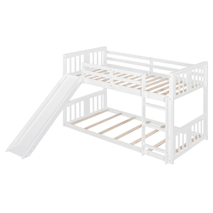 Bunk Bed With Convertible Ladder And Slide