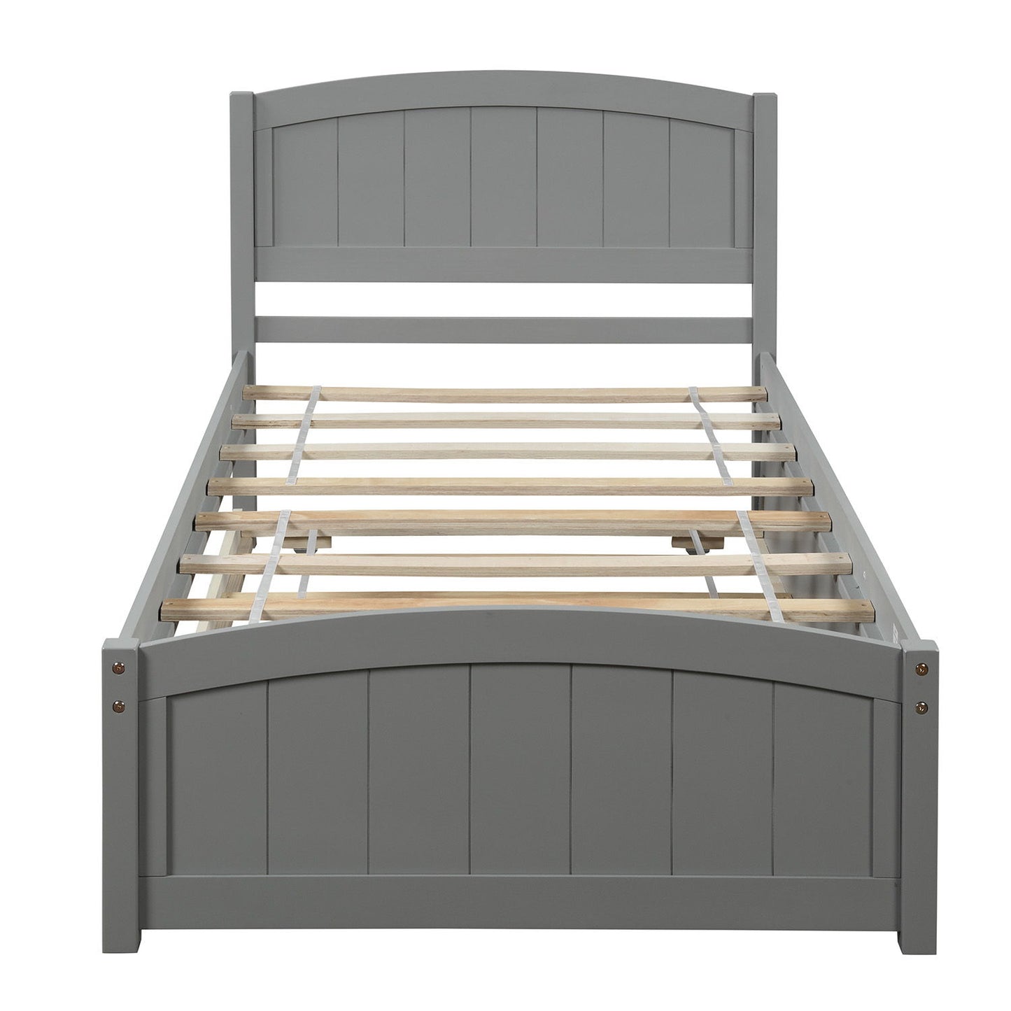 Platform Bed & Headboard, Footboard And Wood Slat Support