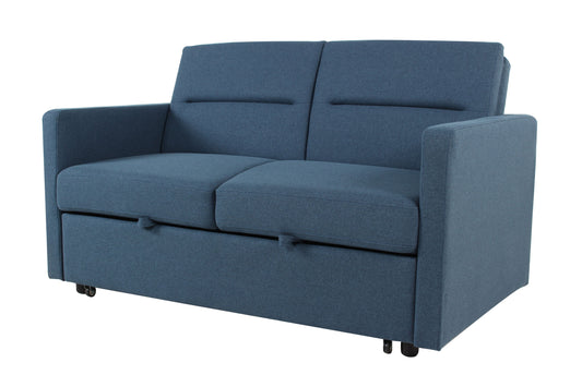 Sleeper Pull Out Loveseat Couch With Adjustable Backrest