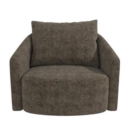 Swivel Accent Chair - Brown Gray