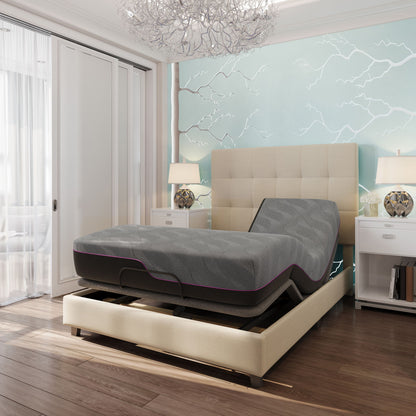 Renew - 11" Queen Size Flex Head Cooling Fast Responding Latex Foam Mattress - Gray