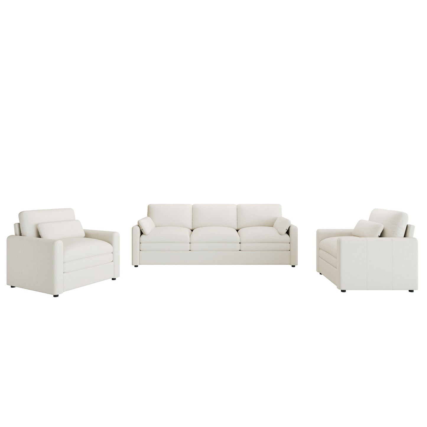 Cloud Sofa Set Couch For Living Room - Beige